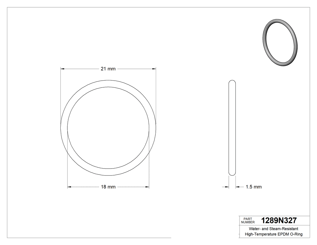 Technical drawing - 1289N327
